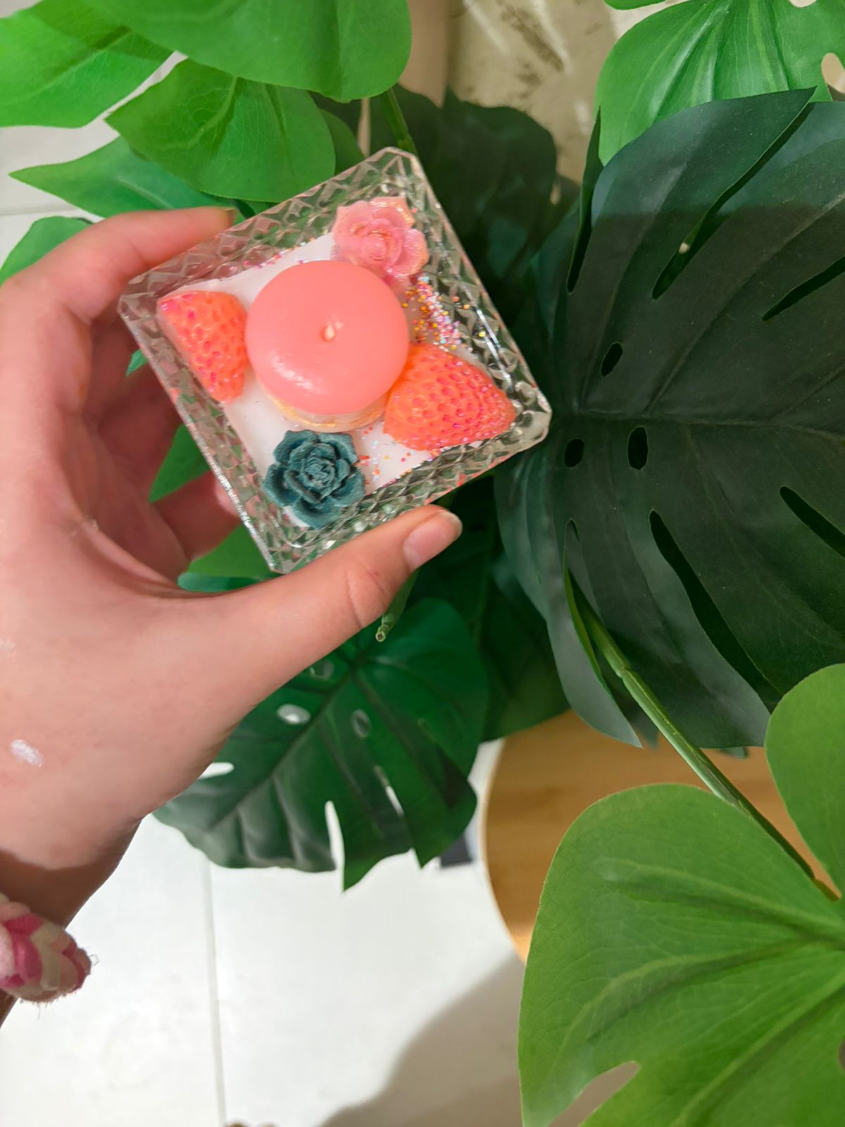 Sugar Blossom Candle